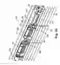Fig. 26 - Sliding operator for between the glass window coverings