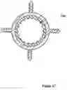 Fig. 04 - Support-separators for high performance communications cable with optional hollow tubes for; blown optical fiber, coaxial, and/or twisted pair conductors