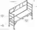Fig. 01 - Expandable scaffold with wheel lock