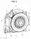 Fig. 04 - Drive unit, without engine frame, for an elevator