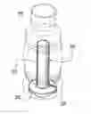 Fig. 01 - Beverage container with detachable reusable heat transfer cartridge