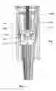 Fig. 03 - Selected range arc settable spray nozzle with pre-set proportional connected upstream flow throttling