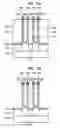 Fig. 10 - Electronic devices including electrodes with insulating spacers thereon
