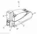 Fig. 01 - Plastic card reorienting mechanism and interchangeable input hopper