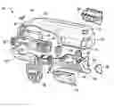 Fig. 01 - Instrument panel system with hidden airbag door