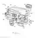 Fig. 02 - Instrument panel system with hidden airbag door