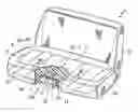 Fig. 01 - Structure for securing cup support element in automotive seat