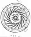 Fig. 02 - Low noise ventilation system for electric motor