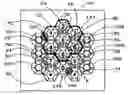 Fig. 01 - Hexagonal matrix alphanumeric keypad