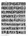 Fig. 01 - High resolution, low segmentation alphanumeric display for electronic devices