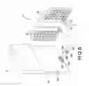 Fig. 07 - Portable electronic device with hidden keyboard