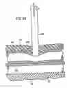 Fig. 32 - Process for introducing an optical cable into solid ground
