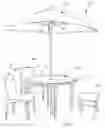 Fig. 06 - Infrared heating system for patio umbrella