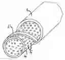 Fig. 01 - Stator for an eccentric screw pump or an eccentric worm motor operating on the Moineau principle