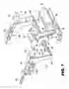 Fig. 08 - Device for keeping a mold plate square, perpendicular and driving for a food product molding machine
