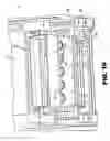 Fig. 10 - Device for keeping a mold plate square, perpendicular and driving for a food product molding machine