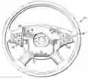 Fig. 01 - Floating contact assembly for a steering wheel