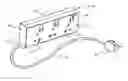 Fig. 01 - Extension socket device with a cord storage and dispensing system