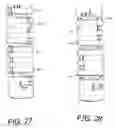 Fig. 13 - Endovascular graft with pressor and attachment methods