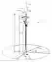 Fig. 01 - Apparatus and method for determining an inclination of an elongate object contacting a plane surface