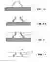 Fig. 02 - Methods for making vertical electric feed through structures usable to form removable substrate tiles in a wafer test system