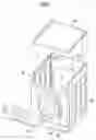 Fig. 02 - Dryer with back cover first and second tab latches