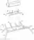 Fig. 01 - Fireplace grate accessory to increase burn time of synthetic log
