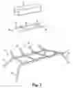 Fig. 03 - Fireplace grate accessory to increase burn time of synthetic log