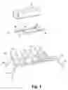 Fig. 04 - Fireplace grate accessory to increase burn time of synthetic log