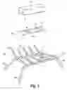 Fig. 06 - Fireplace grate accessory to increase burn time of synthetic log
