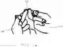 Fig. 07 - Method of flossing and flossing aid system