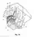 Fig. 15 - Dishwasher and adjustable rack