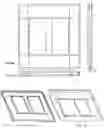 Fig. 13 - Screwless faceplate components and assembly