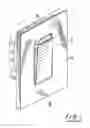 Fig. 02 - Wall plate with one opening for one or more wiring devices