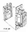 Fig. 26 - Wall plate with one opening for one or more wiring devices