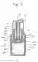 Fig. 03 - Constant discharge structure for nozzle head lowering type vacuum cosmetic container