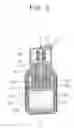 Fig. 07 - Constant discharge structure for nozzle head lowering type vacuum cosmetic container