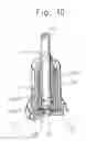Fig. 11 - Constant discharge structure for nozzle head lowering type vacuum cosmetic container
