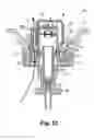 Fig. 10 - Inverted dispensing pump with vent baffle