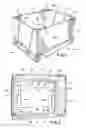 Fig. 02 - One-piece shipping container with differently contoured inner and outer walls and a quick-lock bottom