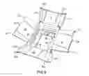 Fig. 07 - One-piece shipping container with differently contoured inner and outer walls and a quick-lock bottom