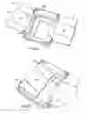 Fig. 09 - One-piece shipping container with differently contoured inner and outer walls and a quick-lock bottom