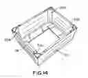 Fig. 10 - One-piece shipping container with differently contoured inner and outer walls and a quick-lock bottom