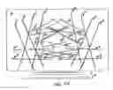 Fig. 44 - Method of generating a complex laser scanning pattern from a bioptical laser scanning system for providing 360° of omnidirectional bar code symbol scanning coverage at a point of sale station