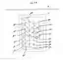 Fig. 34 - Method of generating a complex laser scanning pattern from a bioptical laser scanning system for providing 360° of omnidirectional bar code symbol scanning coverage at a point of sale station