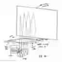 Fig. 41 - Method of generating a complex laser scanning pattern from a bioptical laser scanning system for providing 360° of omnidirectional bar code symbol scanning coverage at a point of sale station