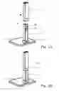Fig. 02 - Plastic pedestal with a height adjustment function