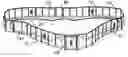 Fig. 01 - Tensioned protective fence with gate and method of installation thereof