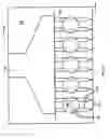 Fig. 11 - Apparatus and method for controlled width extrusion of filamentary curtain