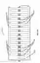 Fig. 16 - Apparatus and method for controlled width extrusion of filamentary curtain